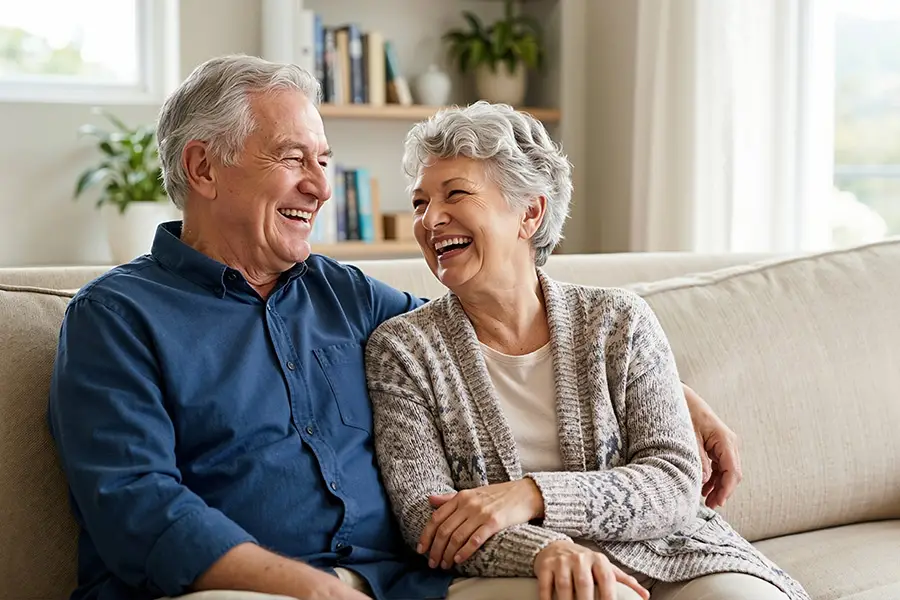 Retired Couple in Luxury Park Home